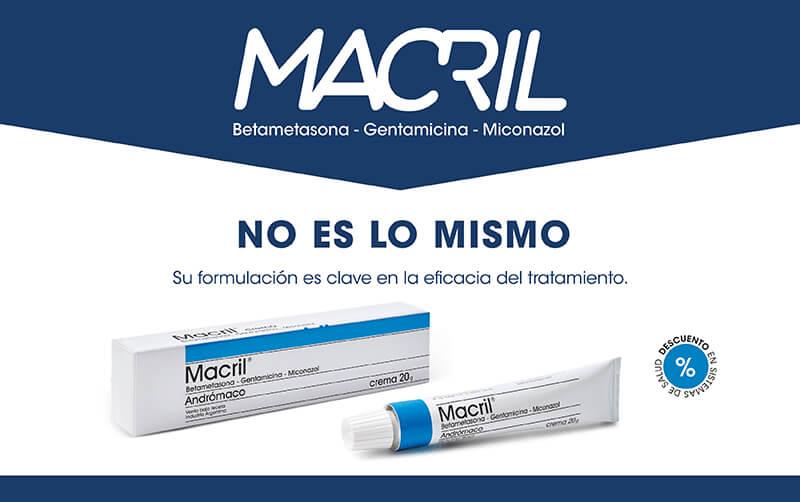 Macril crema en ginecología