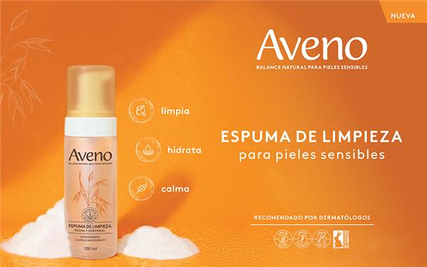Aveno lanzó su espuma de limpieza para pieles sensibles