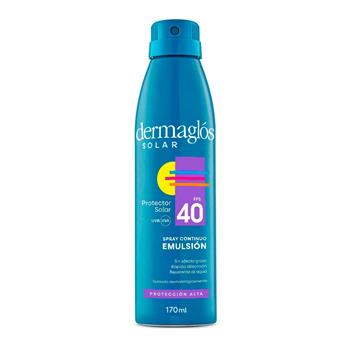 Protector solar FPS 40 en Spray continuo Emulsión