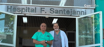 Dr. Miguel Ángel Huespe, Jefe del Departamento Materno infantil del Hospital Santojanni
