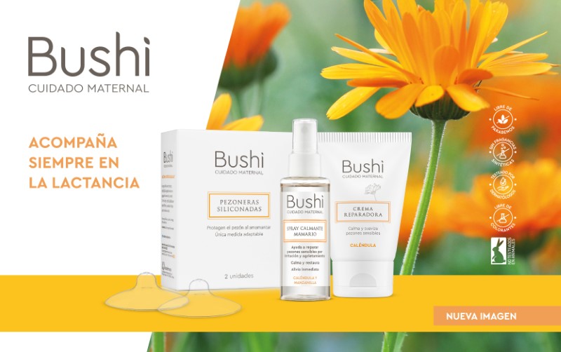 Bushi lanzó un nuevo Spray Calmante Mamario