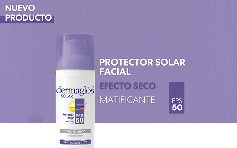 Image: Nuevo Protector Solar Facial FPS 50 con Efecto Seco de Dermaglós