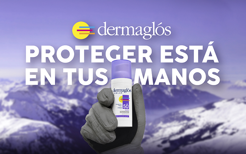 ¡Dermaglós Solar en la nieve!