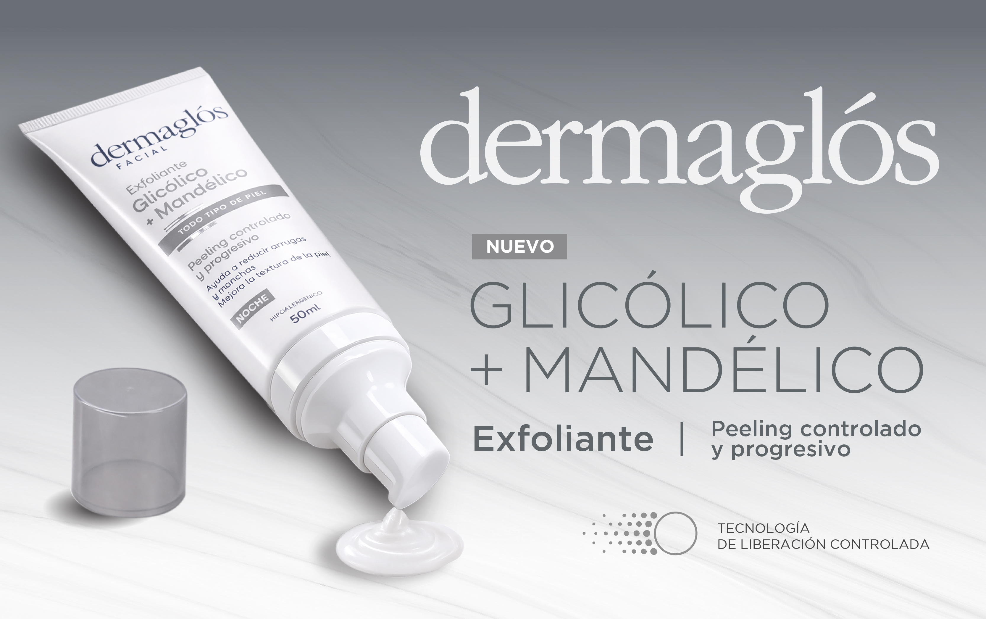 Nuevo Dermaglós Facial Exfoliante Glicólico más Mandélico