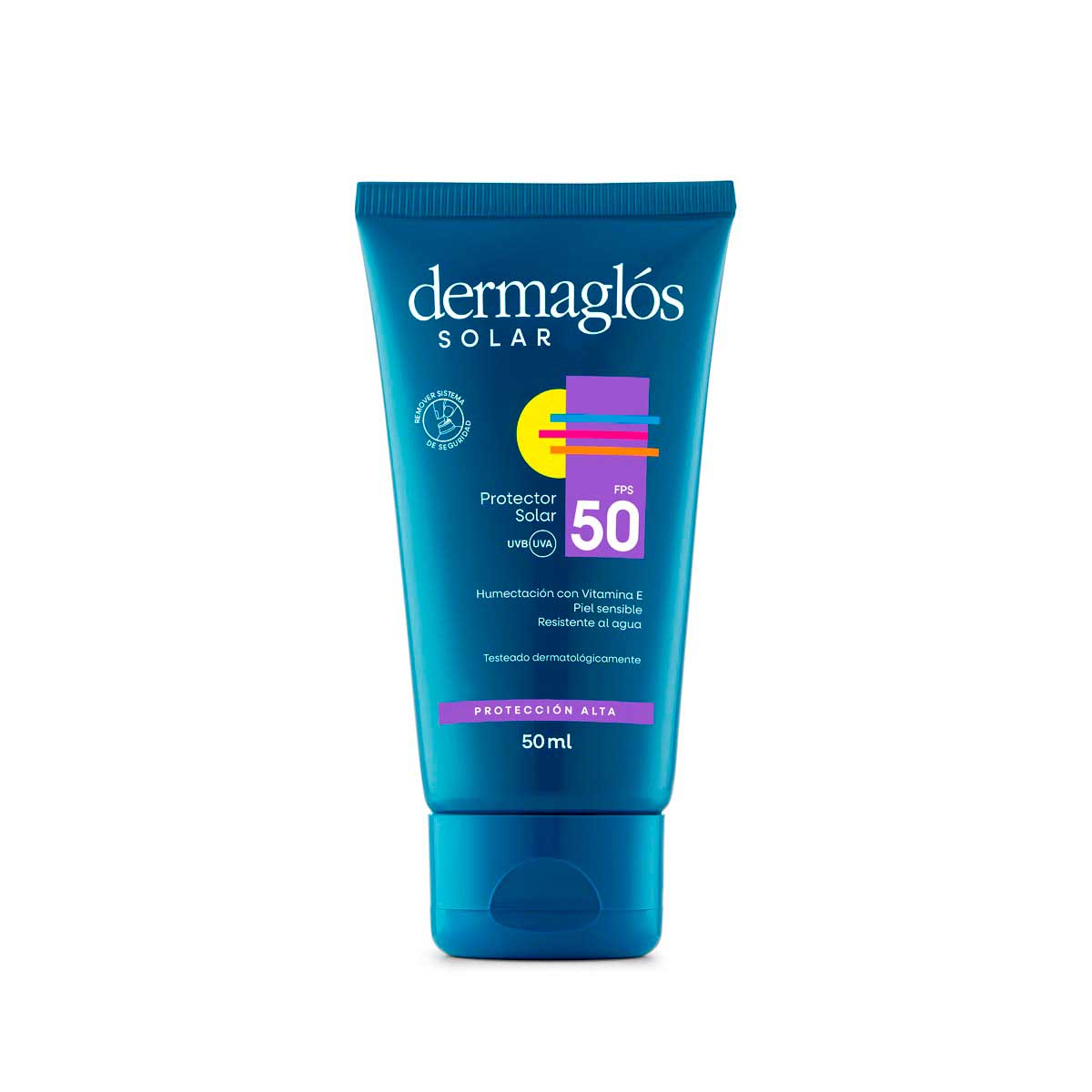 Protector solar con FPS 50 50ml - Dermaglós Argentina
