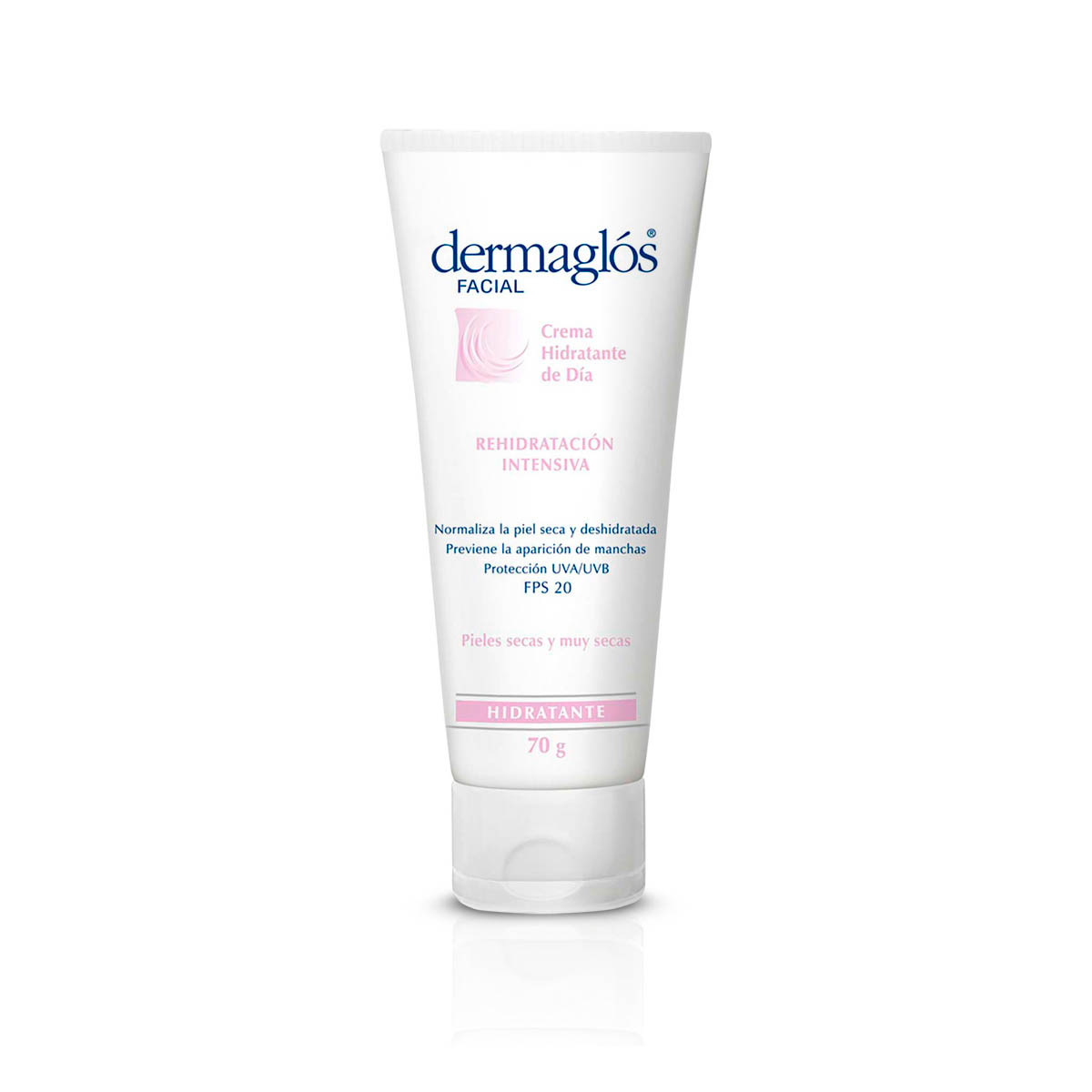 Crema hidratante de día con FPS 20 Seca - Dermaglós Argentina