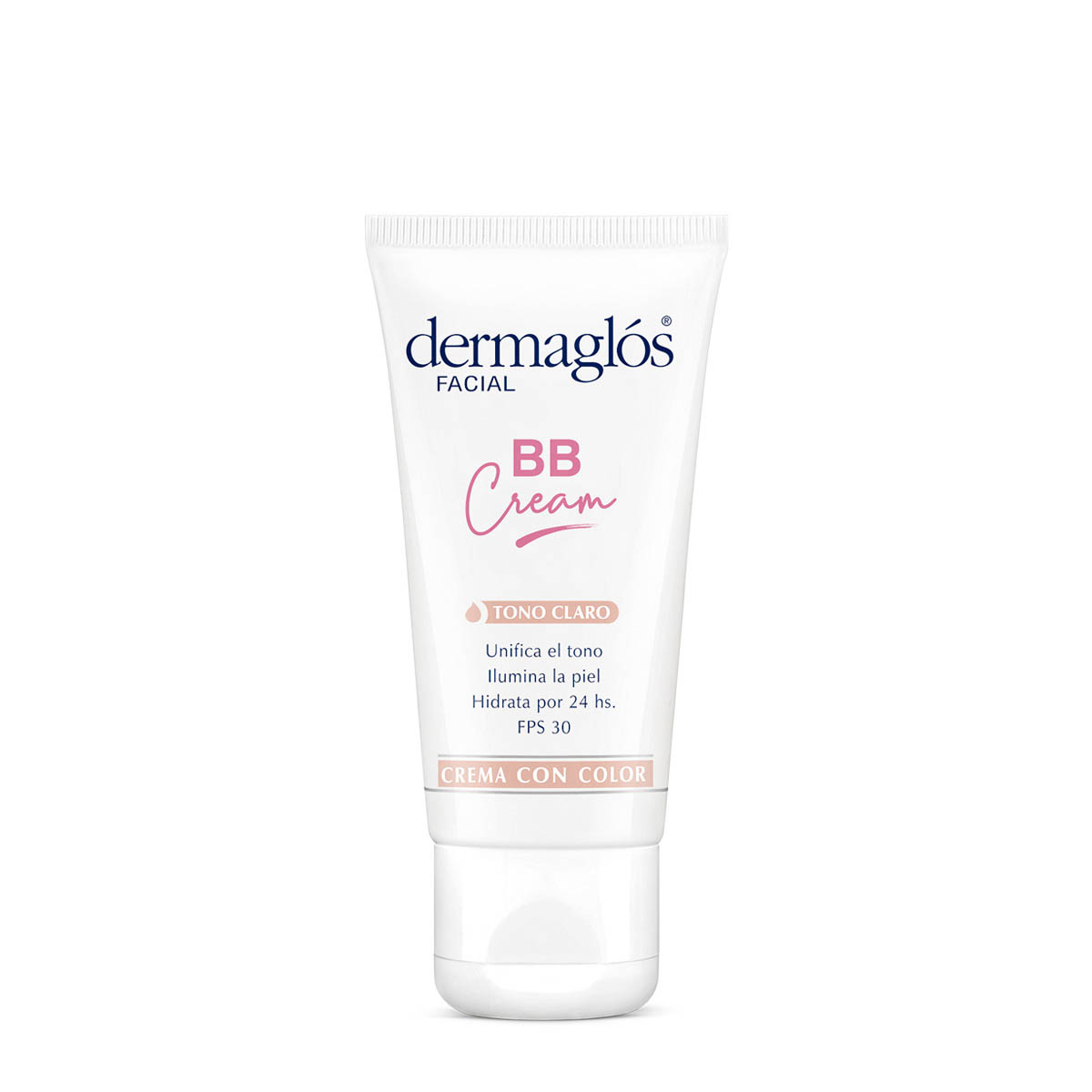 Crema con color BB Cream tono Claro x 50g - Dermaglós Argentina