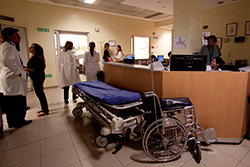servicio de emergencias del Hospital Austral
