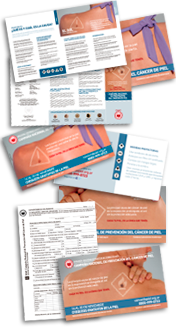 Piezas de la Campaña de Prevención del Cáncer de Piel 2012